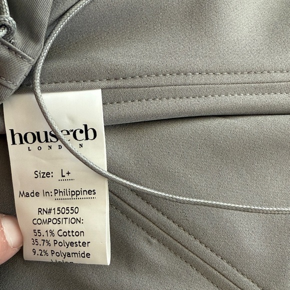 House of CB,
Mirabelle Smoke Lace up Corset, grey, size L+ - Picture 6 of 6